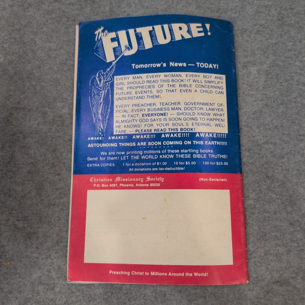 Soon-Coming World-Shaking Events! Christian Missionary Society Dispensationalism - Picture 5 of 5